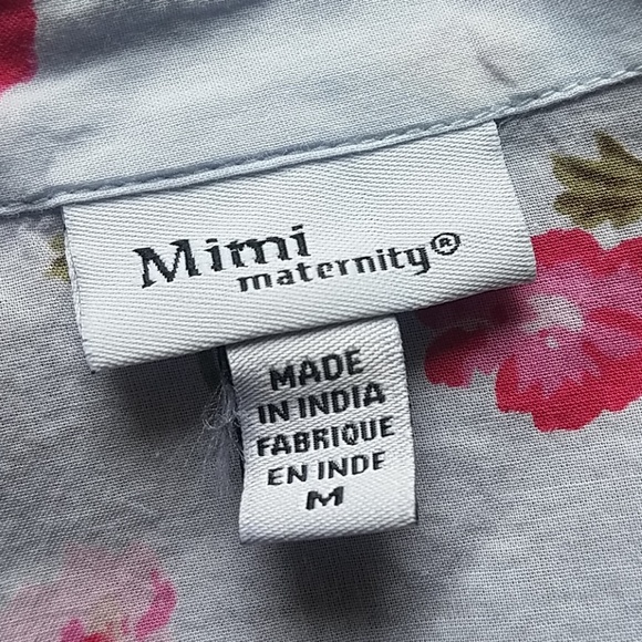 Maternity Button Down Top - Picture 2 of 3